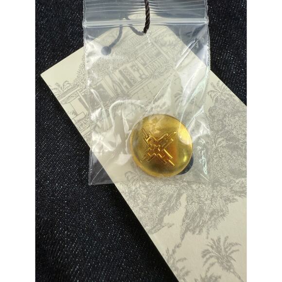 Tuckernuck x India Hicks Dark Denim Wide Leg Palladian Blue Pant  Size 6 - Picture 8 of 13